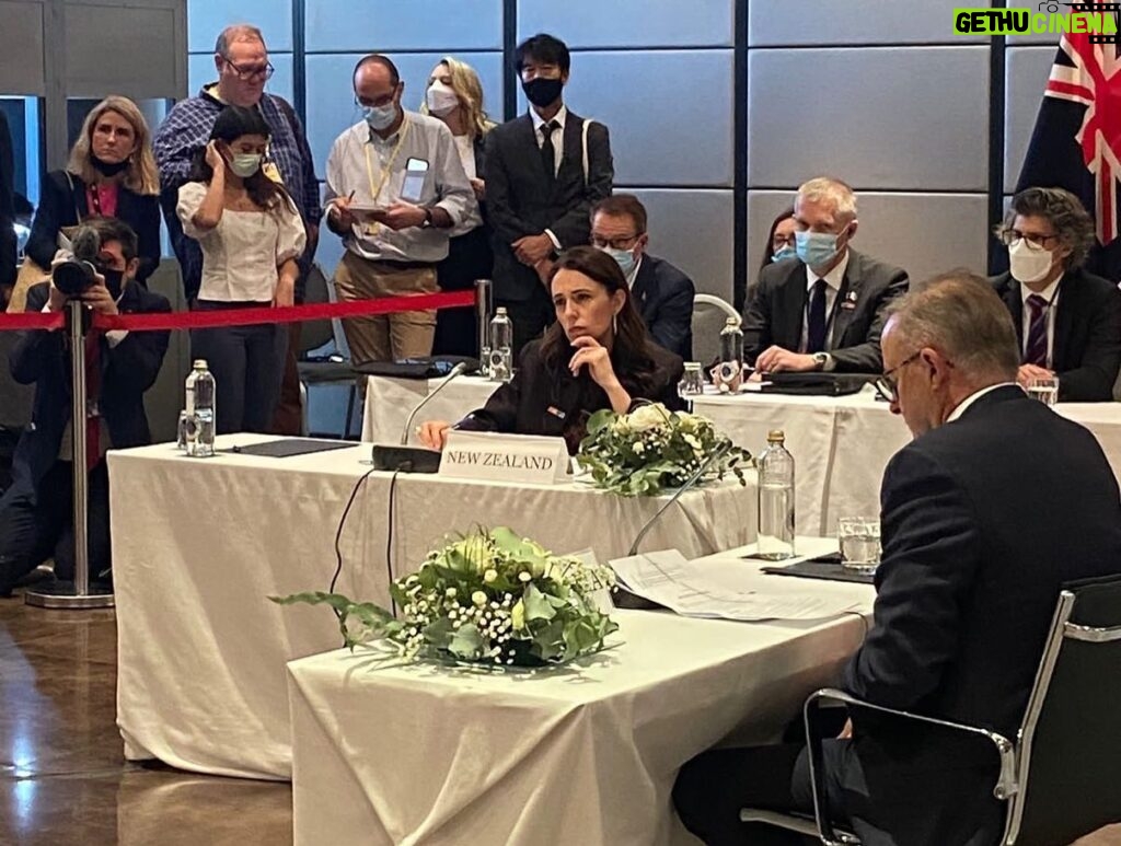 Jacinda Ardern Instagram - It’s 8pm in Madrid and we’re just about to head to Brussels for a big day tomorrow. Before we go, a quick recap on a busy day at the NATO Leaders’ Summit in Madrid. While NZ has been represented at a summit before, it was the first time a group of countries from the Asia Pacific region were asked to attend so we took the chance to catch up before hand. I also had meetings with the leaders of Germany, Italy and the Netherlands. Each time the content was very similar - the war in Ukraine, climate change, and of course our free trade agreement negotiations with the EU. This afternoon we all headed into the NATO summit. In my short speech I highlighted that New Zealand did not come to join a new military alliance, we came to try and create a world that doesn’t need to call on them. We stand with Ukraine and will keep doing what we can to oppose the war and support the Ukrainian people, but we are also hope that in this period we don’t lose sight of the need to keep pursuing our goals around nuclear disarmament (especially at a time when the inclination may be for proliferation.) And of course, climate change remains the biggest security issue we face as a region - and on this we must all work together! And now, onwards to Brussels!