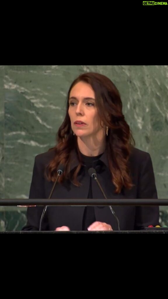 Jacinda Ardern Instagram - In the early hours of this morning I had the privilege of speaking on behalf of New Zealand at the United Nations. With so many challenges in front of us, it was a chance to speak firmly against the war in Ukraine and the existence of nuclear weapons. It was also a chance to reiterate the importance of climate action, and the work we’ve being doing on terrorist and violent extremist content online. It’s a dark time, but I’m an optimist. I absolutely believe with diplomacy, dialogue, and action we can make progress on the great challenges of our time.