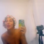 Jackie Cruz Instagram - I stayed home and listened to my single!! My song is out early baby! Please listen to FRUTA 🍌 🍌 🍌