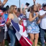 Jackie Guerrido Instagram - Ayer trabajando, celebrando y recibiendo el amor de mis hermanos Dominicanos ! ❤️ desde Cooperstown transmitiendo en vivo para @despiertamerica en Domingo ❤️ celebrando la inducción al salón de la fama de David Ortiz”Big Papi” #univision #show #halloffame #mlb #teamwork #cooperstown #reell los amo ❤️haha dique problematica 🤣🥰