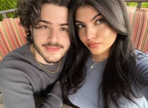 Jacqueline Laurita Instagram - This is my other handsome son CJ that some of you confuse with Nick sometimes. He works with his Dad. CJ is 21 (22 at the end of May) This is his gorgeous, sweet girlfriend Gia ( @giarestivo @shopgiasvintage ) that he’s known since the 5th grade. They’re like an old married couple. They are very cute. 🥰