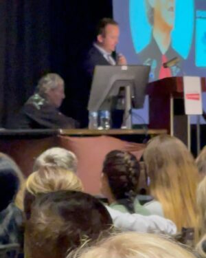 Jacqueline Laurita Instagram - It’s always entertaining and educational listening to @temple_grandin and attending @tacanow conferences, especially with friends! I love @tacanow’s new #autism workbook! Great job! 😃👍🏼👍🏼 Visit TACA’s website for more info! https://tacanow.org/.