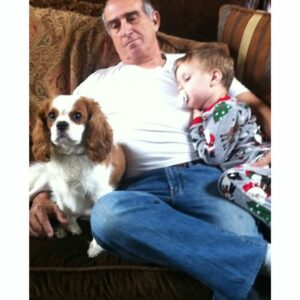 Jacqueline Laurita Instagram - My heart hurts! 😔💔🐶 We lost our beautiful beloved Santino! I was with him when he passed and it was very peaceful. He was ready. He was the most loving, gentle, good natured dog. His tail was always wagging and he was always giving kisses. He was the perfect puppy for our family. He will be greatly missed, but we’re glad to know he’s at peace now. He was almost 12 1/2 years old! My chubby puppy… I’ll love and miss you always. ❤️#cavalierkingcharlesspaniel