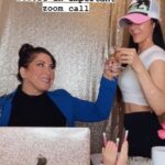 Jacqueline Laurita Instagram - When your bestie loosens you up before an important zoom call. 🤓💻🤪