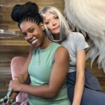 Jaime King Instagram - My best friend made me homemade macaroni and cheese and showed me that I absolutely can rock gray hair and she can rock a cowboy hat like Dave Filoni. It was a good day. Love you @krystinaarielle ❤️