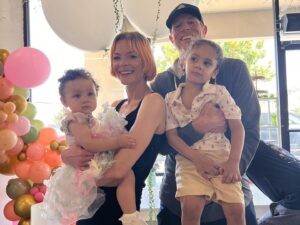 Jaime King Instagram - Happiest Birthday my dearest Zoe and BFF Tina. I’m the luckiest Godmother on the planet. We love you so very much. Always and forevermore. 💕🥰🌹