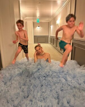 Jaime King Instagram - My boys. Family. Friends. My chosen family. This is what love looks like. A beautiful dream come true. Hearts beating and breathing. God is great.