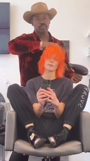 Jaime King Instagram - The Fucking Future by Ted Gibson ☄️🔥