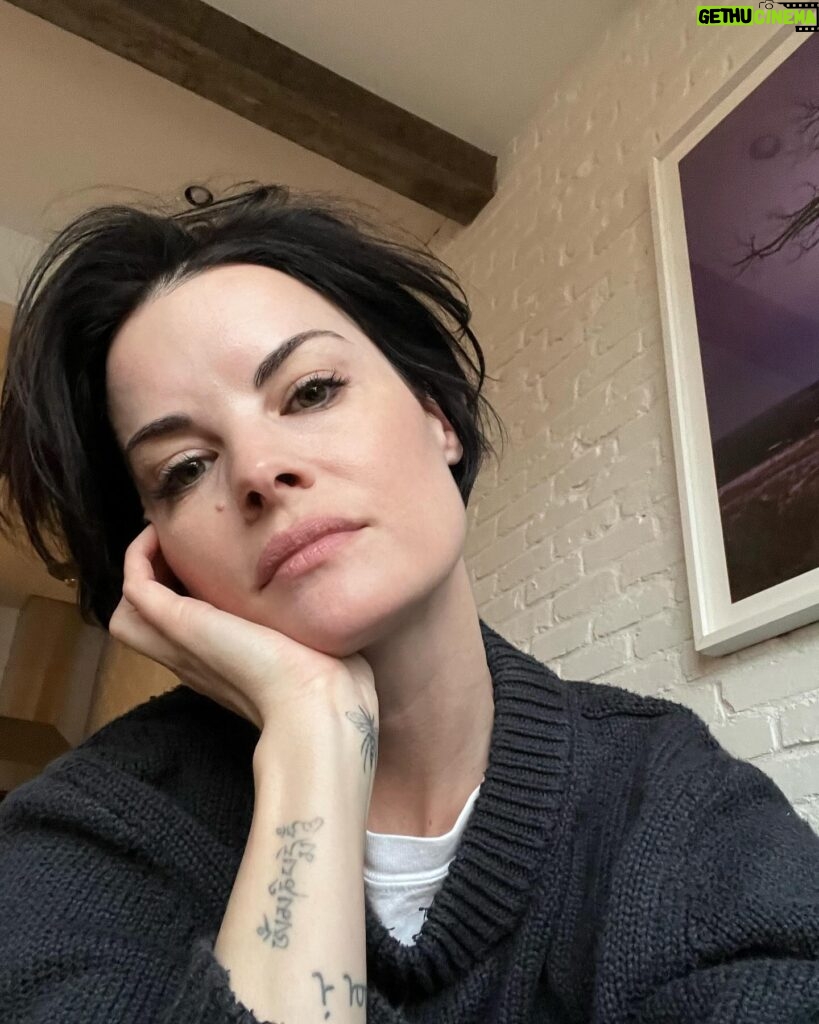 Jaimie Alexander Instagram - Thinking…. #monday #mood