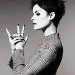 Jaimie Alexander Instagram - Might start wearing my hair like this again. Do we like the spike?! 💥 #pixiecut 😜