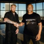 Jake Paul Instagram - The greatest heavyweight boxer on the planet and Mike Tyson. #contractsigned Saturday July 20th AT&T Stadium - Arlington Texas Live and free globally on Netflix #PaulTyson @mostvaluablepromotions