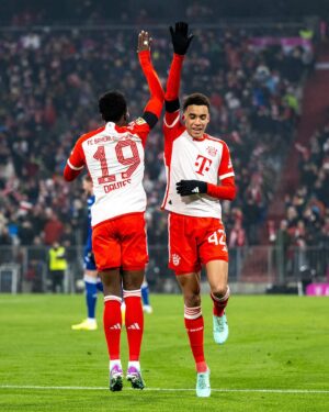 Jamal Musiala Instagram - This one was for you, Kaiser 🙏🏽
