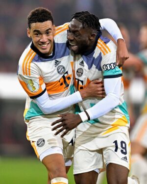 Jamal Musiala Instagram - Another year is in the books 🔒 On the last days of 2022 it's time to say thank you again for all your great support throughout the year. I'll keep working hard to come back even stronger in the new year and win as much as possible with the team. Could not be more motivated 💯 
Best wishes to all of you for 2023 💪🏽