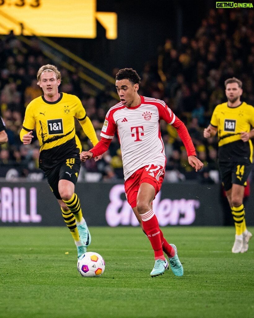 Jamal Musiala Instagram - Big win in Dortmund! The right reaction! 💪🏽