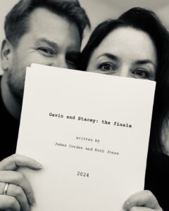 James Corden Instagram - Some news… It’s official!!! We have finished writing the last ever episode of Gavin and Stacey. See you on Christmas Day, BBC One. Love Ruth and James ❤️