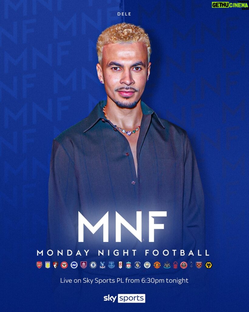 Jamie Carragher Instagram - @dele joins @23_carra and @davidbgjones for Monday Night Football this evening! 🤩 Watch it live on Sky Sports PL from 6:30pm 📺🍿