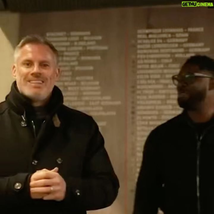 Jamie Carragher Instagram - Statues for @23_carra & @micahrichards? 😅 Emirates Stadium will never be the same 😤 #UCLToday