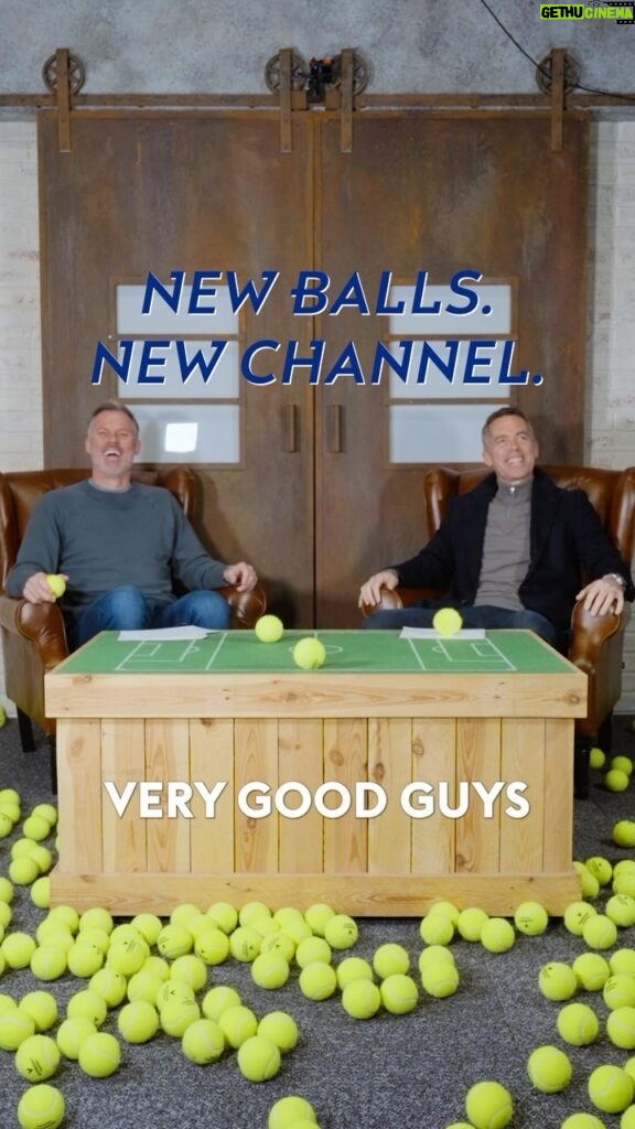 Jamie Carragher Instagram - Heads up, new balls incoming! Play starts now on Sky Sports Tennis ⚽🔄🎾