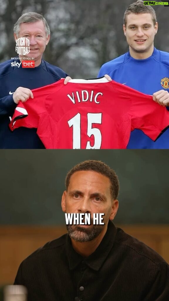 Jamie Carragher Instagram - “He can’t play for us, he’s terrible!” 😬 @rioferdy5 on the first impressions Nemanja Vidic left on Wayne Rooney after his first training session at Manchester United! 🤣