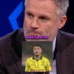 Jamie Carragher Instagram – Another big-time performance from Jadon Sancho and @23_carra is full of praise 🌟

#UCLToday