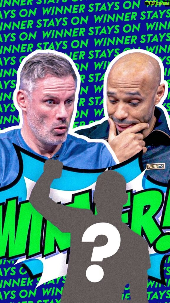 Jamie Carragher Instagram - The GREATEST EVER PL centre back is... Winner Stays On ft Thierry Henry and @23_carra 💥🍿