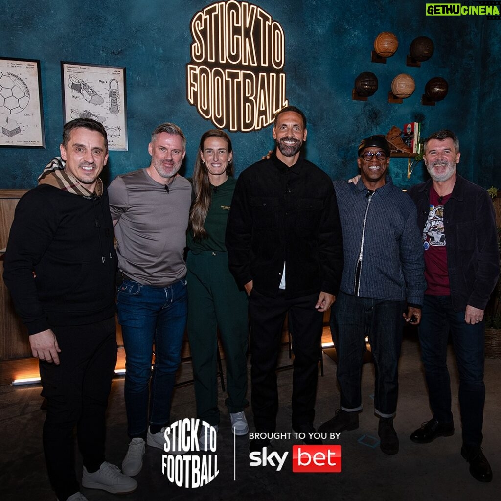 Jamie Carragher Instagram - Tomorrow on Stick to Football we are joined by none other than Rio Ferdinand 🤩