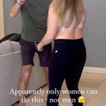 Jamie Otis Instagram - They say the couples who have fun together stay together🥰 Trying to conceive can really take a toll on your relationship so we're trying to have more fun together!🤗💕 We saw our friends @yessstyles_ & @jephte_pierre88 do this couples challenge - Doug instantly wanted to prove he could do it even if he is a man😂😂😂 At the time I thought he did it without help, but now watching it back I feel like he had a little push off the floor?? Rewind the tape and you'll see his arms are quite low!😆 Did you see that? Was that a little cheat action i missed the first time around?!😜 If even just one person agrees with me I may have to challenge him to a re-do 🤣