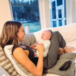 Jana Kramer Instagram - Though he looks identical to his daddy and has the same scowl(as allan says) at times… he is full of smiles too😉 💙.