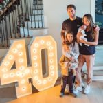 Jana Kramer Instagram - Anyone that has known me since I was 30 has known about my 40th birthday plans. It was one of the many things I wouldn’t shut up about 😂 But like they say, you make plans and God just laughs at them. When we found out Roman’s due date was my birthday i knew all along God had a way better plan than I could have ever dreamt of. This was exactly how this was always supposed to look and I wouldn’t trade it for anything or any beach in the world. I’m home, with my family… The biggest Unanswered prayer of a gift for my 40th