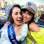 Janette Manrara Instagram - What a birthday surprise for @katyajones we had! It was honestly incredible! She had no idea and everything went to plan and there was so much love in our group! We stayed onboard the “Lulubelle” boat which was perfect w/ the weather we had! Then had some exquisite food prepared and served for us by my friend Alex and his fiancé Alice at @norfolksedge! Such a brilliant idea for hosting dinner party’s, or in our case a feast of canapés for a birthday lunch! And the cake of dreams, Katya’s personal favourite, Biscoff Cheesecake from our dear friend @eric_lanlard! We ended the day at the gorgeous rooftop bar in @thenedlondon; personally one of my favourite rooftop bars in London! Thanks @justjackjeff for looking after us! Also, that Captain’s Hat…. Stoned by hand by @nadiyabychkova mother! Incredible! The day could not have gone better, and Katya could not have been happier! It was an amazing day, celebrating an amazing girl 🤍 #birthday #surprise #boatparty #norfolkcatering #gifted