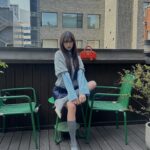 Jang Won-young Instagram - 🧡☁️☁️ @miumiu #MiuMiu #MiuArcadie #AD
