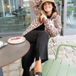 Janina Uhse Instagram - Anzeige // Happy Birthday Marc Cain! 🎈 Wenn ich genau so stilvoll altere wie Ihr es tut, dann bin ich auf dem richtigen Weg. 50 Jahre und schöner denn je! Cheers 🥂 @marccain #MarcCainGirls #50YearsMarcCain