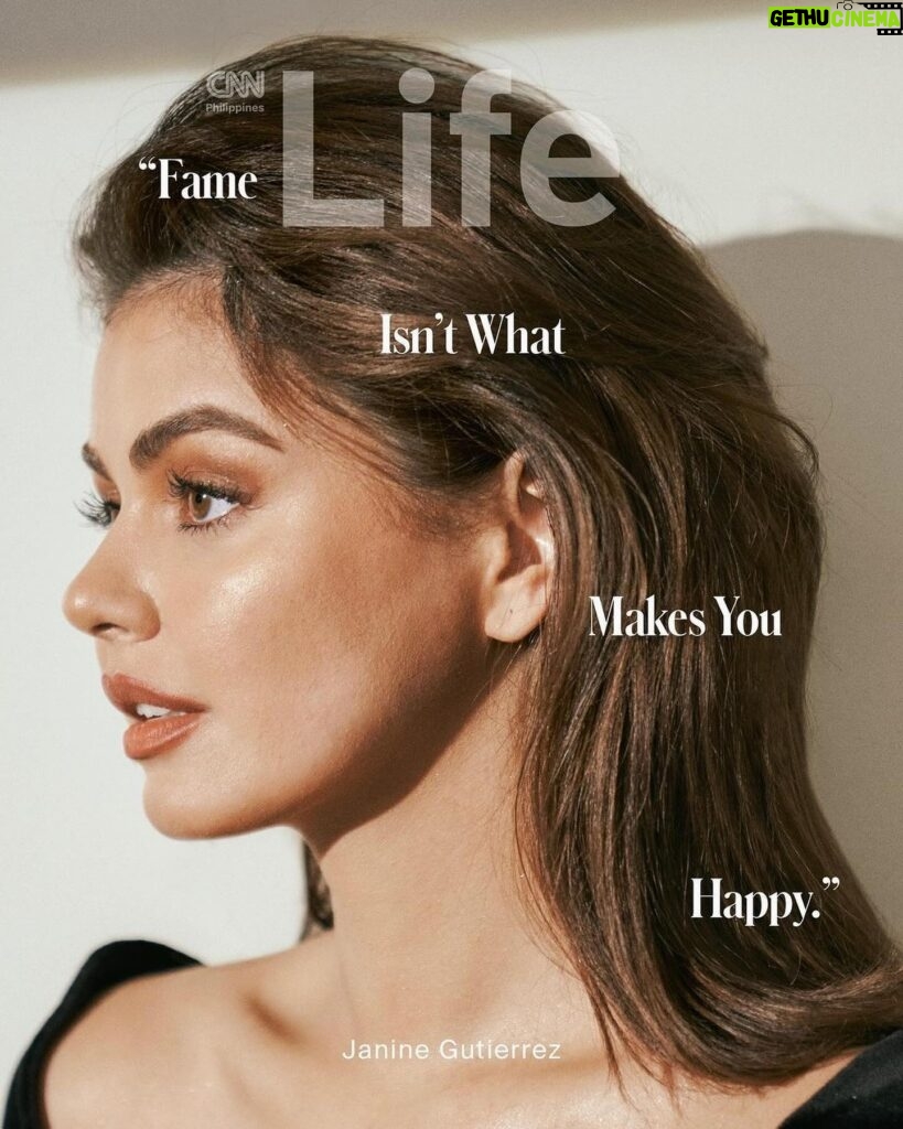 Janine Gutierrez Instagram - one of my most favorite covers ever. @cnnphlife February 2021. there are just some profiles where you feel completely seen. thank you for the support and public service throughout the years, @cnnphlife @cnnphilippines 🤍 photo by @bjpascual written by @donjaucian