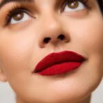 Janine Gutierrez Instagram - for the beauty community 🍒 editorial glam ~ red with a twist by @antheabueno for @fullspectrummasterclass. congratulations thea, so proud of you!! honored to be your muse! you did it!!!!!!!