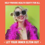 January Jones Instagram – We all deserve equal access to healthcare and together we can make it a reality. Join me in supporting the Elton John AIDS Foundation and let your #InnerElton out. Share your photo and don’t forget to tag @ejaf