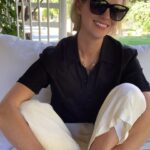 January Jones Instagram - I just found out it’s Friday, have a great wknd peeps! 😎