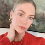 January Jones Instagram - Waiting for the zoom link password..