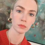 January Jones Instagram - Waiting for the zoom link password..