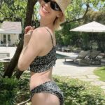 January Jones Instagram – It may be time to get my swimwear out of the attic, but this will do for now
