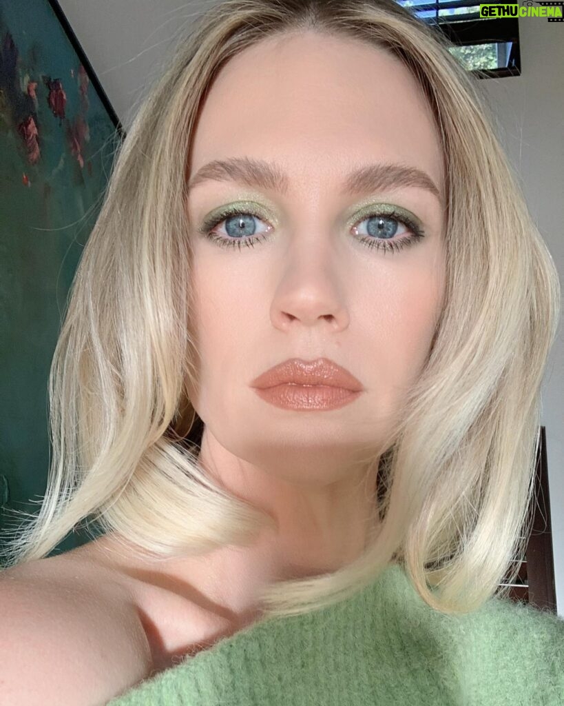 January Jones Instagram - 💚