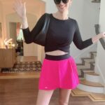January Jones Instagram - Tennis Barbie?