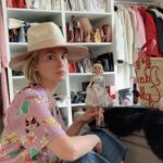 January Jones Instagram - Just playing with my Barbie, dreaming about wearing uncomfortable shoes and clothes again.. #someoneneedsacreativeoutletasap