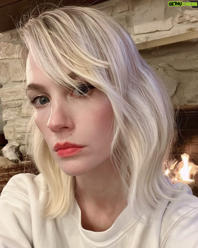 January Jones Instagram - Working on my RBF for upcoming re entry into society