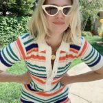 January Jones Instagram - Dedicated to a friend of mine who thinks women shouldn’t wear rompers. 😁