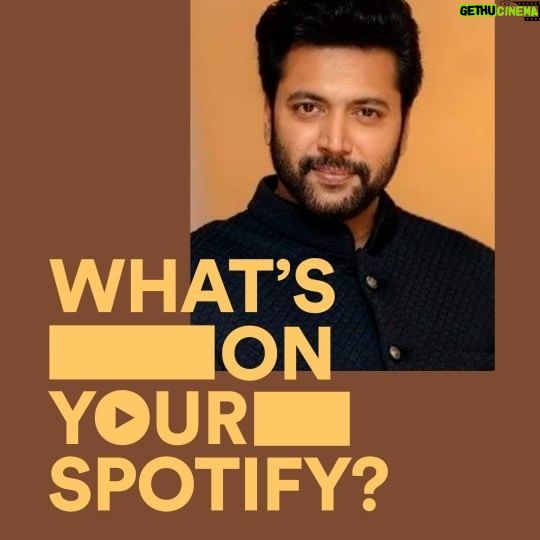 Jayam Ravi Instagram - Ring the sirens, we now know this selvan's playlist 🥰