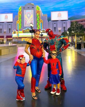 Jazz Lanfranchi Instagram - Happy Halloween everyone🕷 
From Spider-Man Family ❤️