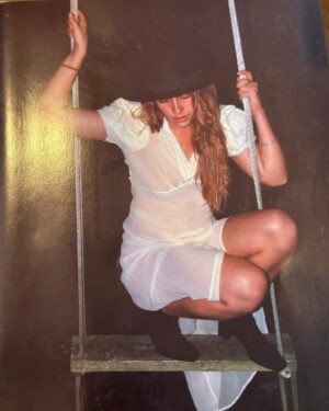 Jemima Kirke Instagram - 🫧🫧POP UP🫧🫧 💄T-SHIRT SALE💄
🌌THIS WEEKEND🌌

These photos were taken as promo for @geminola_nyc vintage shop, Geminola 🪦, back in 2008. @lolakirke and I were the main models being that my mother was the owner. Most vintage clothing collectors love to collect anything old and pretty. So our home was overwhelmingly colorful, cluttered, quirky and completely dysfunctional. It was like living with a mad scientist, always tinkering away in their studio, building things then impulsively decontrusting it all and starting over. More of a concept than a home and thank fucking god. I’d much rather be surrounded by that energy than have sneakers strewn all over the hallway, a pathetic school pic dangling off the fridge or some fake wood, super effienct TV console. Need a surface? What the fuck for? Ashtrays, stash boxes and bowls of rings give so much more. Can’t reach the books on the ceiling? You weren’t gonna read anyway. And while I longed for a real duvet, I appreciated our over-dressed beds. Wrapped in worn down French linens, lace trimmings and satin, quilted bed spreads. One felt as if they were sleeping on a set. Sweet bird of youth. Streetcar. Baby doll. Anything Tennessee Williams. And who can say they went to sleep with their room looking one way and woke up with it looking another. But the very best part was the clothing. Growing up in a house that doubles as storage for dresses from the Victorian age to the 1970s was a ton of fun. My mother never called it “vintage.” It’s was clothing. Name the decade or who the fuck cares? I never had “nothing to wear.” So long as it was stealthily returned before dawn then alls well that ends well. But as time goes on the “more”mentality starts to shift to a “get rid of it” mindset. 

Lucky for you she will be hosting one such venture this weekend. 🌟🌟A massive sale of clothing, furniture, jewelry, my collection of clothing items for vibrant youths @orphan_darling 🍼🍼and of course, 
MY ENTIRE T-SHIRT COLLECTION. 

Sat 12/9- Sun12/10
✨DM @geminola_nyc✨
for address and details.