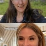Jenna Bush Hager Instagram - SURPRISE! 🎉 Watch the moment @jennabhager asked @bonniejocampbell if she could select “The Waters” as the January #ReadWithJenna pick. Too good! If you haven’t picked up your copy of this phenomenal book, do it this weekend! It’s a read you won’t want to miss!
