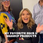 Jenna Bush Hager Instagram - My team of magicians @deannabellnyc and @makeupbywilbert share their fav products to use when helping me get ready! 💇🏼‍♀️💄