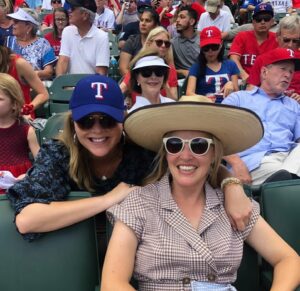 Jenna Bush Hager Instagram - Let’s GO Rangers! This little girl in the old-old stadium IS cheering LOUD for her favorite team ever. CC: my Ranger’s bestie @lelarose